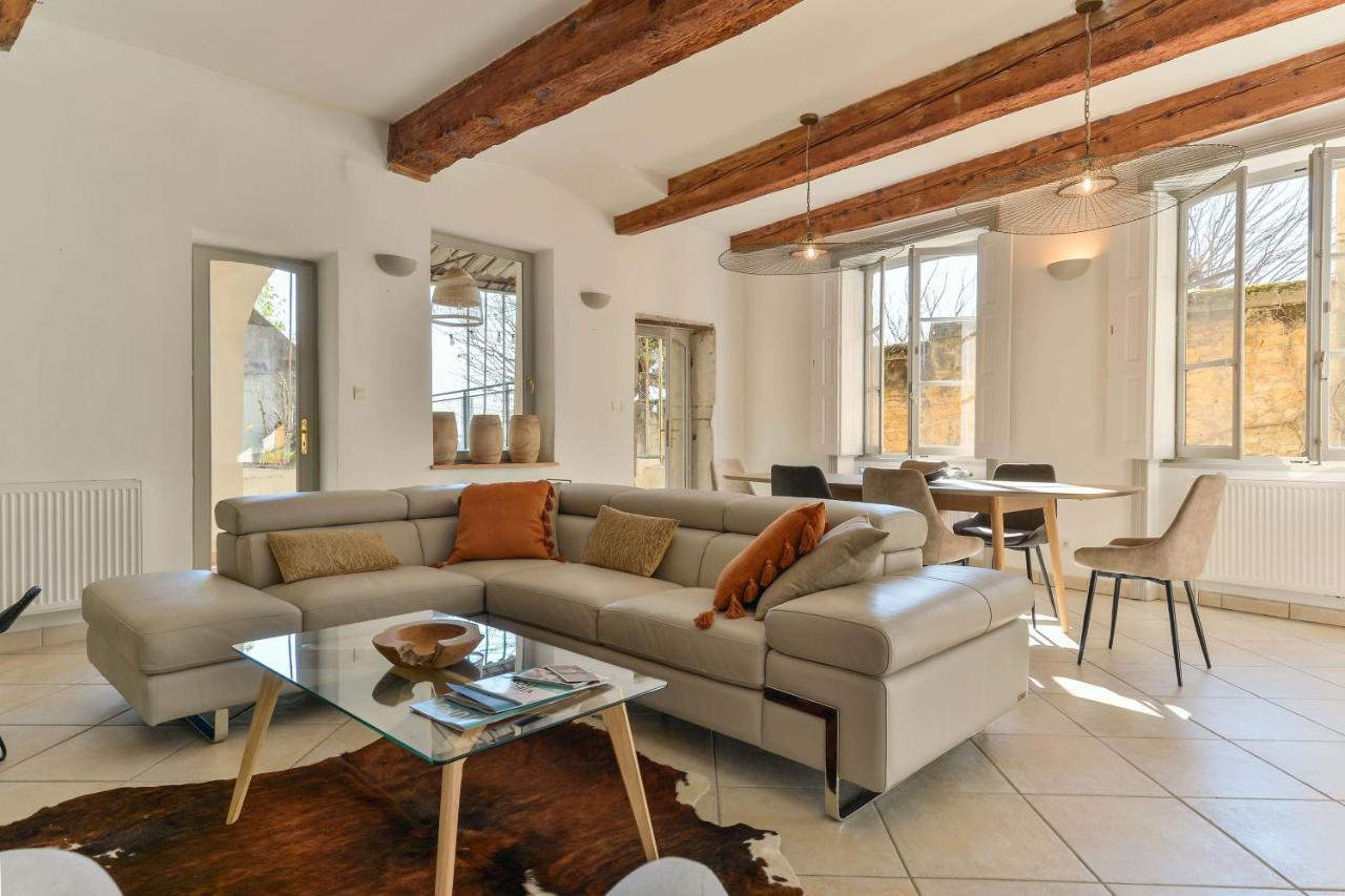 Beau Duplex Avec Jardin Et Vue Apartment Лион Екстериор снимка