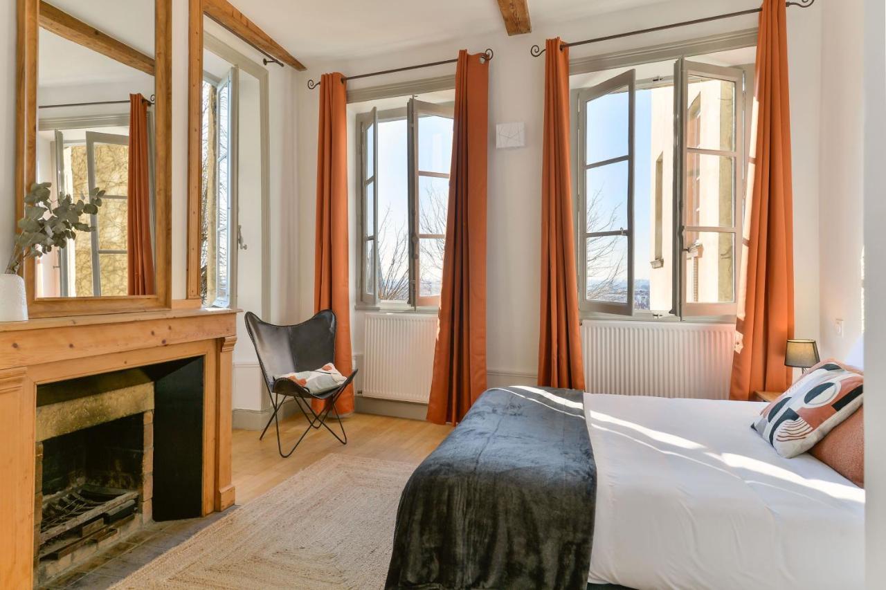Beau Duplex Avec Jardin Et Vue Apartment Лион Екстериор снимка