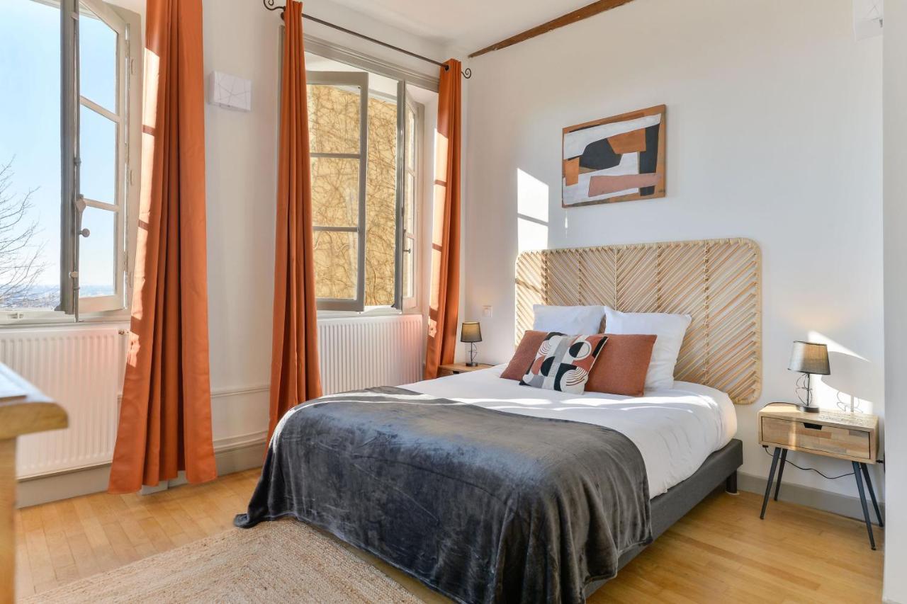 Beau Duplex Avec Jardin Et Vue Apartment Лион Екстериор снимка